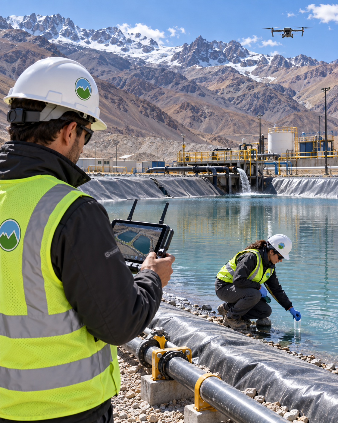 Supervisión ambiental de instalaciones y agua en operación minera