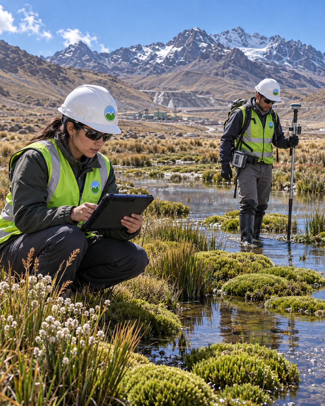 Seguimiento ambiental de humedales y ecosistemas próximos a una operación minera