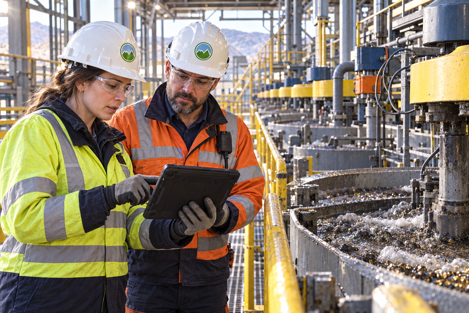 Supervisión técnica y seguimiento digital en planta metalúrgica