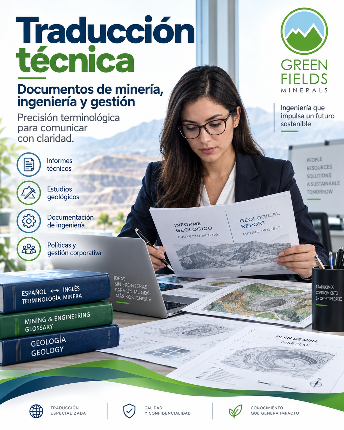 Traducción técnica de documentos de minería e ingeniería